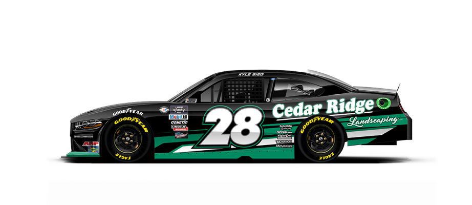 Kyle Sieg's No. 28 Ford