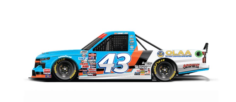 Daniel Dye's No. 43 Chevrolet
