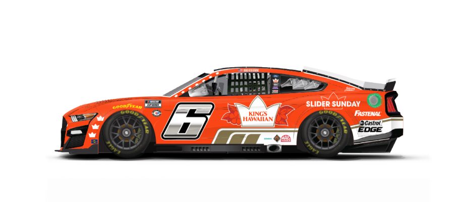 Brad Keselowski's No. 6 Ford