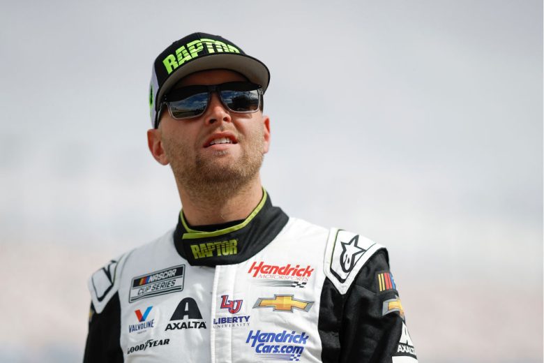 William Byron looks onward.