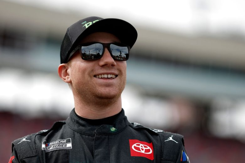 Tyler Reddick smiles