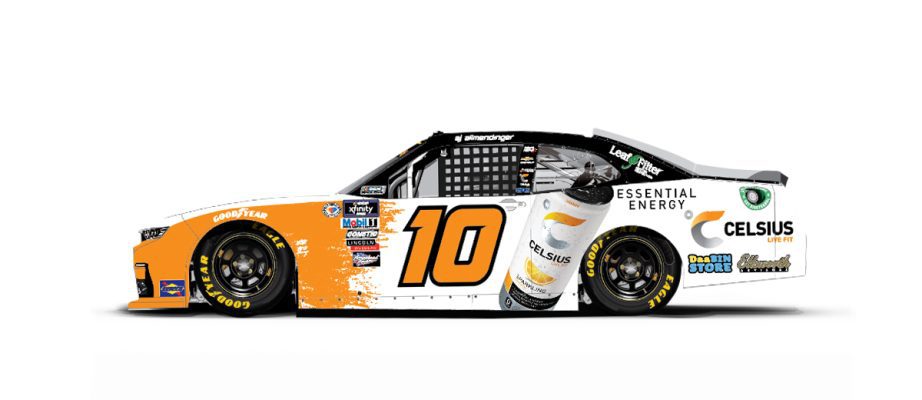 AJ Allmendinger's No. 10 CELSIUS Chevrolet.