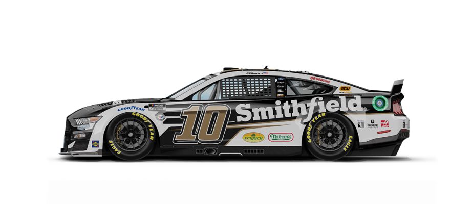 Aric Almirola's No. 10 Ford.