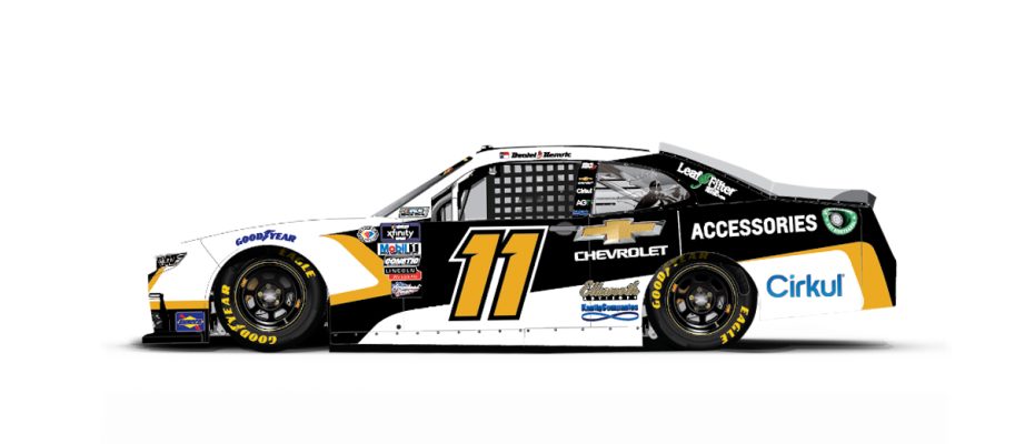 Daniel Hemric's No. 11 Chevrolet Accessories Chevrolet.