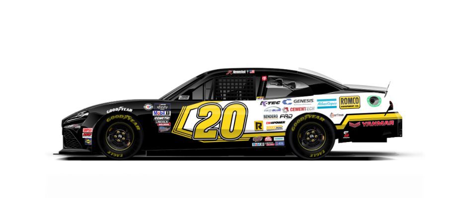 John Hunter Nemechek's No. 20 Toyota.