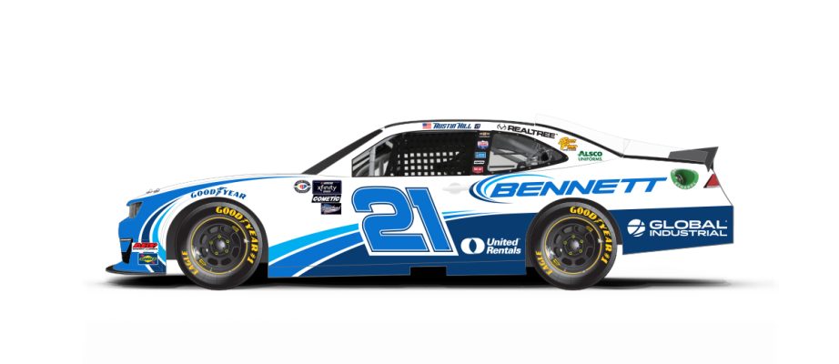 Austin Hill's No. 21 Bennett Transportation Chevrolet.