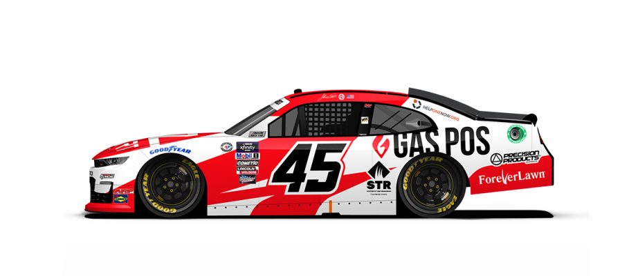 Jeffrey Earnhardt's No. 45 Chevrolet.