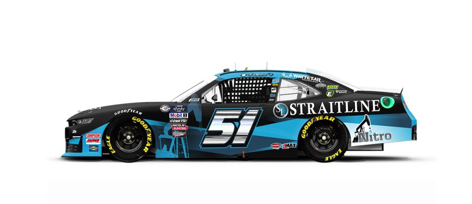 Jeremy Clements' No. 51 Straitline Nitro Chevrolet.