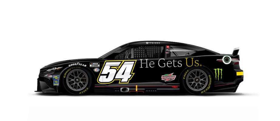 Ty Gibbs' No. 54 Toyota.