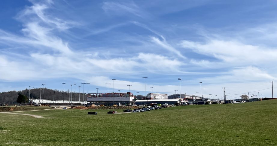 A general view from outside North Wilkesboro Speedway