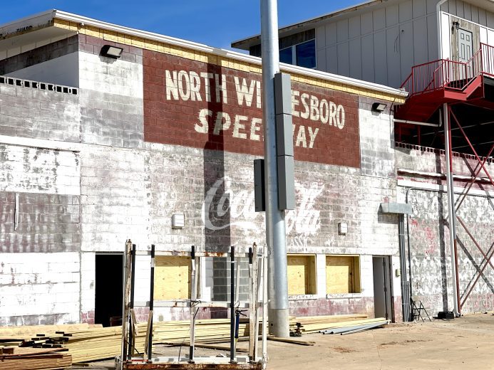 Concession stand being renovated at North Wilkesboro Speedway
