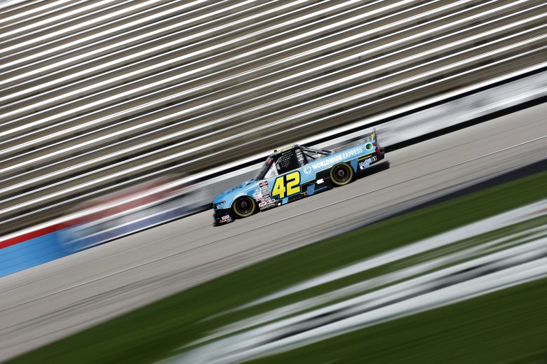 Carson Hocevar drives at Texas