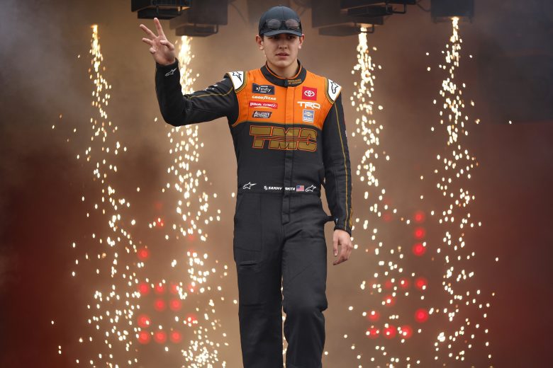 Sammy Smith walks through driver intros at Richmond