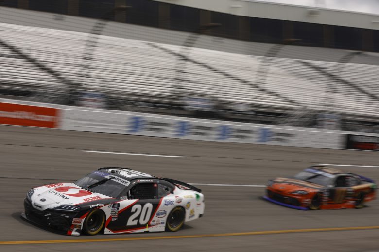 John Hunter Nemechek and Sammy Smith race at Richmond