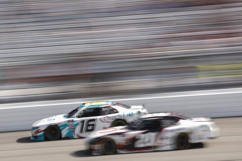 Chandler Smith and John Hunter Nemechek race at Richmond