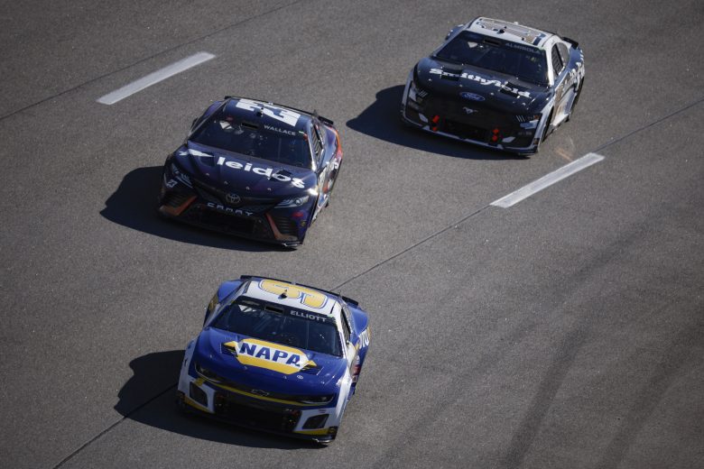 Josh Berry, Bubba Wallace and Aric Almirola race at Richmond