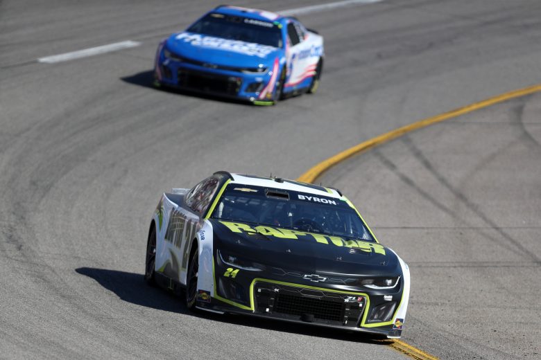 Byron leads Larson at Richmond