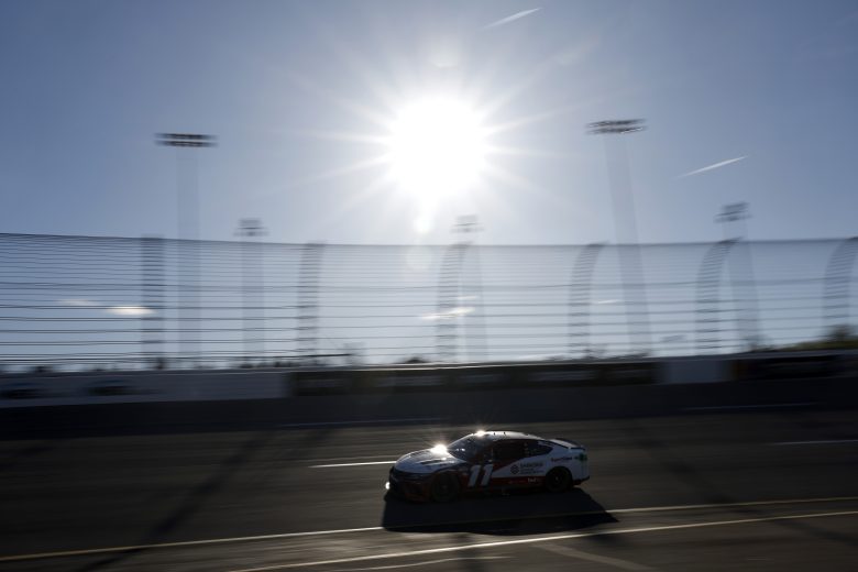 Denny Hamlin races at Richmond