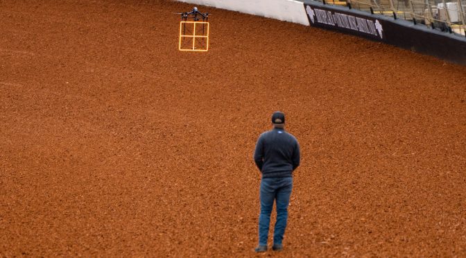 NASCAR to use drone marker to signify choose area at Bristol dirt