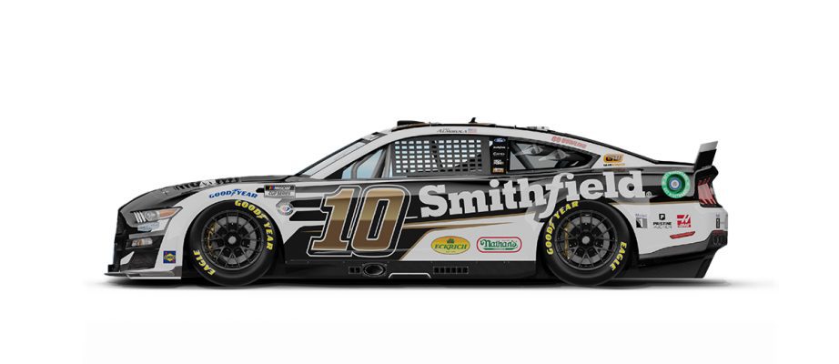 Aric Almirola's No. 10 Ford.