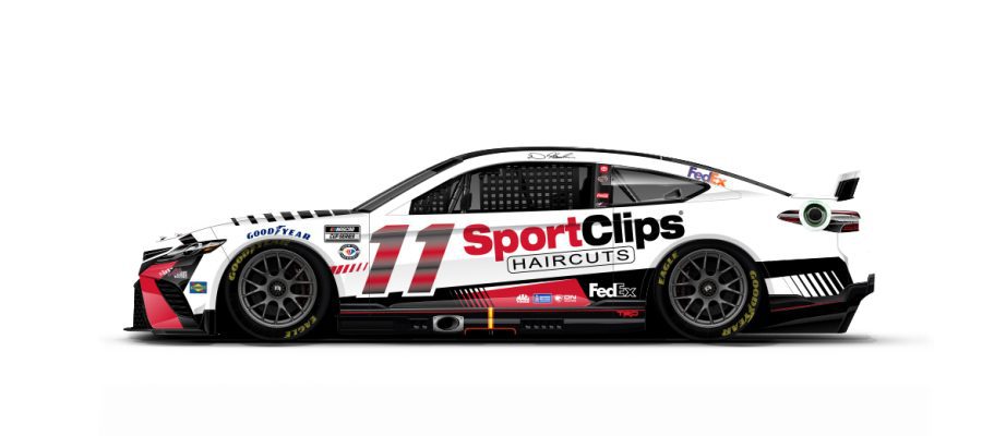 Denny Hamlin's No. 11 Toyota.
