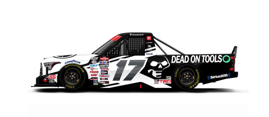 Taylor Gray's No. 17 Toyota.