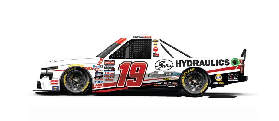 Christian Eckes' No. 19 Chevrolet.