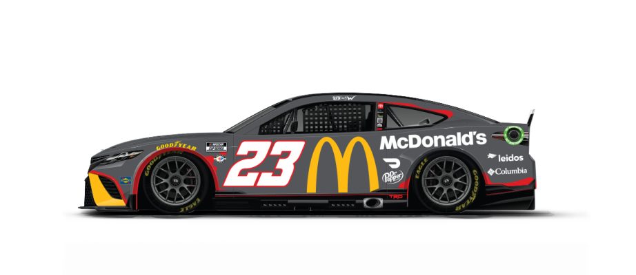 Bubba Wallace's No. 23 Toyota.