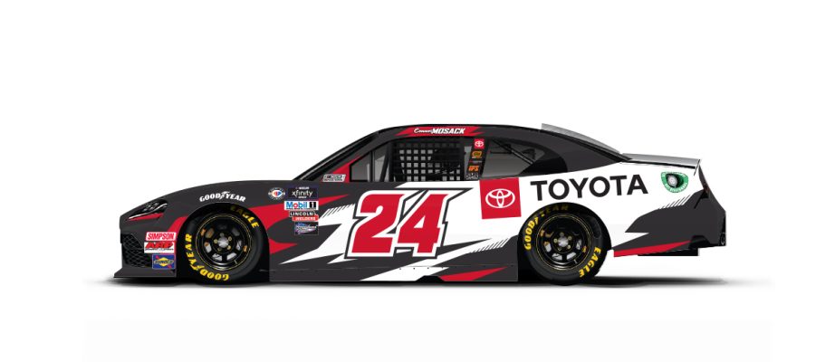 Connor Mosack's No. 24 Toyota.