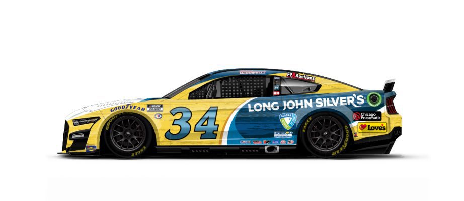 Michael McDowell's No. 34 Ford.