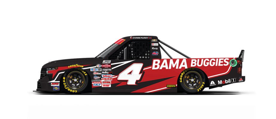 Chase Purdy's No. 4 Chevrolet.