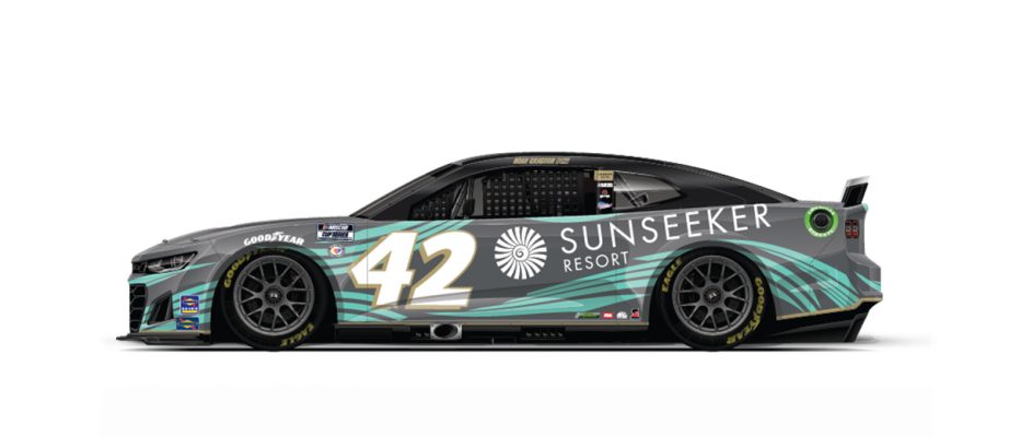 Noah Gragson's No. 42 Chevrolet.