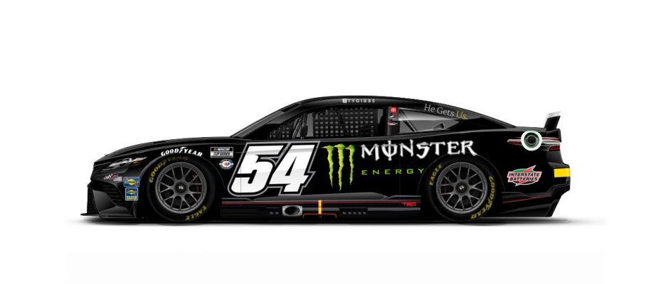 Ty Gibbs' No. 54 Toyota.