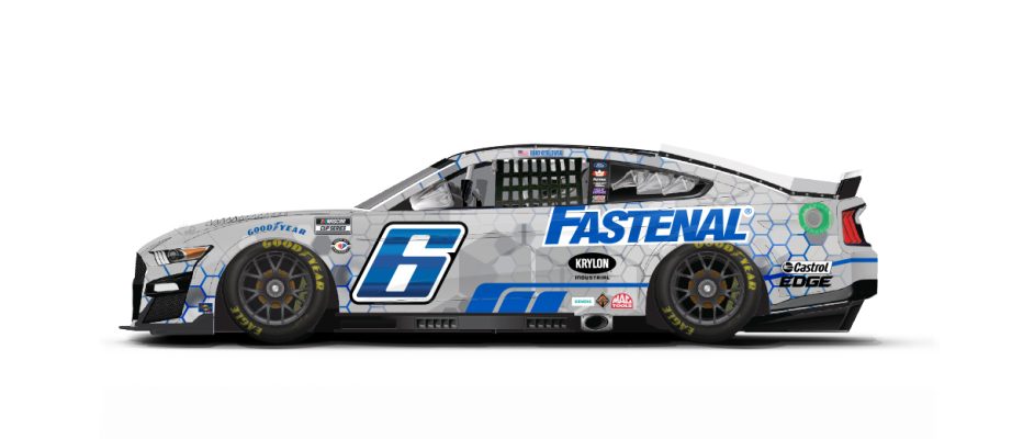 Brad Keselowski's No. 6 Ford.