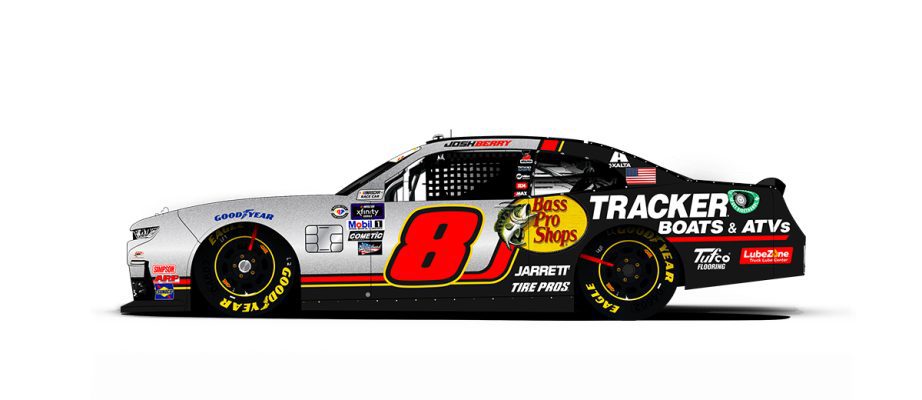 Josh Berry's No. 8 Chevrolet.