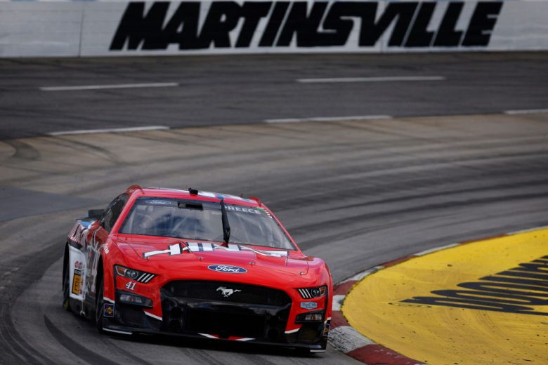Ryan Preece races at Martinsville