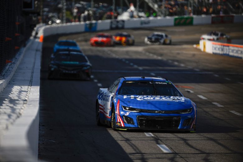 Larson drives at Martinsville
