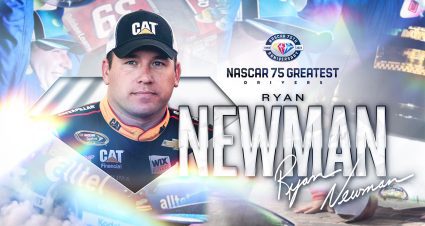 Ryan Newman graphic for 75 Greatest Drivers