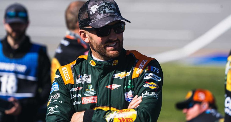 Austin Dillon on the grid for Saturday morning qualifying at Talladega Superspeedway