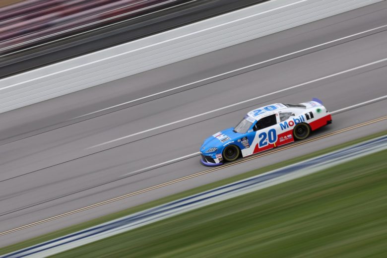 John Hunter Nemechek drives at Talladega