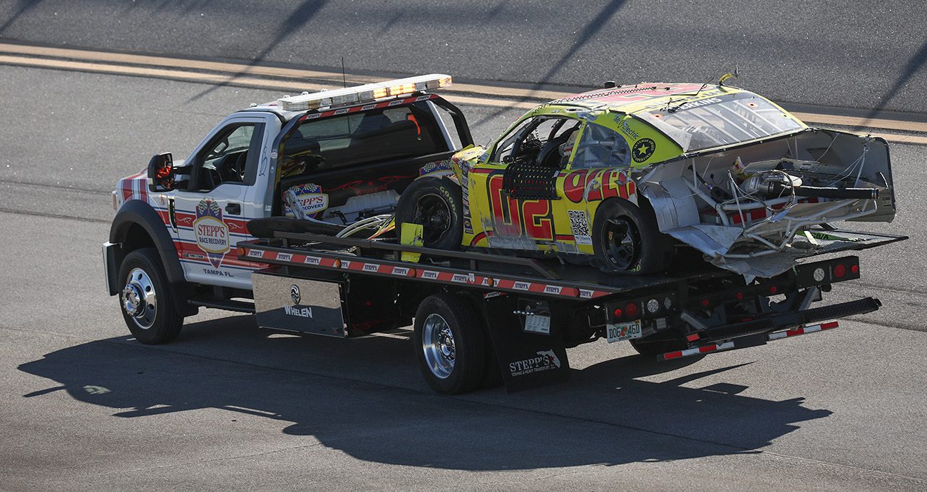 Perkins transported to hospital after Talladega wreck NASCAR