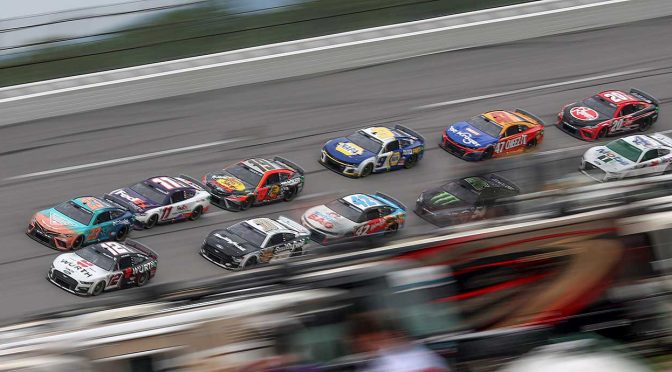 Overtime contact between Bubba Wallace, Ryan Blaney denies both in Talladega finish