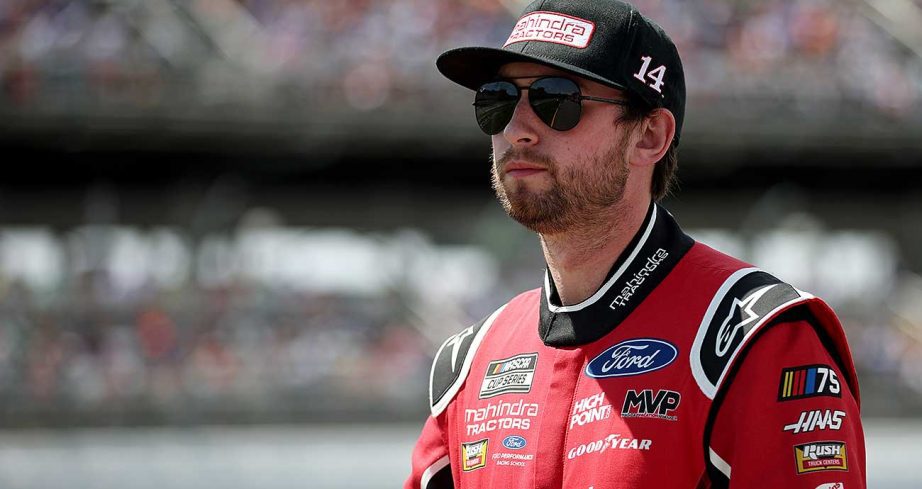 Chase Briscoe on the GEICO 500 pre-race grid at Talladega Superspeedway