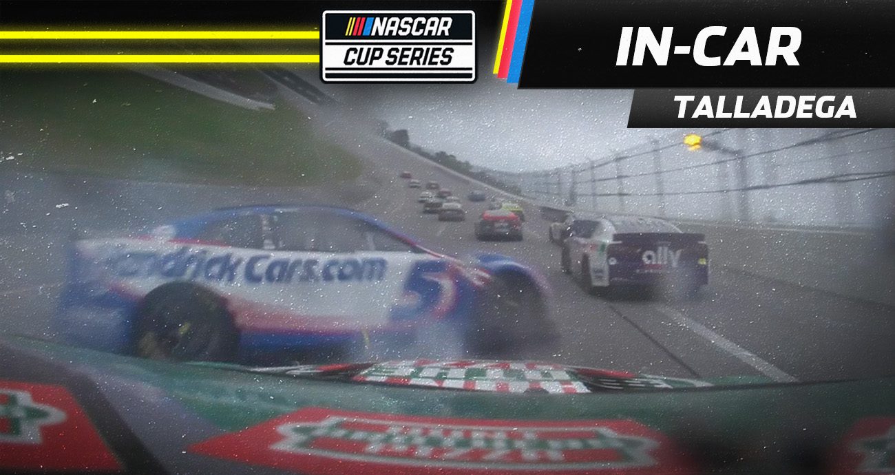 In-car: Ryan Preece makes hard contact with Kyle Larson