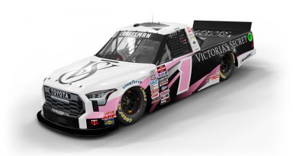 A rendering of Toni Breidinger's No. 1 Toyota that she will drive in her Truck Series debut at Kansas