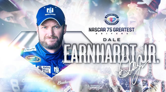 Featured Image for Dale Earnhardt Jr. named to NASCAR’s 75 Greatest Drivers