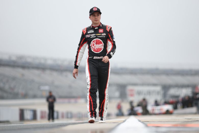 Christopher Bell walks on pit road