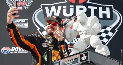 Martin Truex Jr. ends winless streak, seals family Dover double