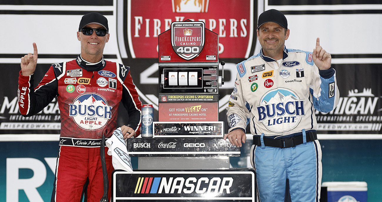 Kevin Harvick and Rodney Childers