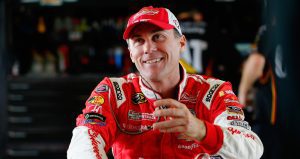 Kevin Harvick poses for a photo.